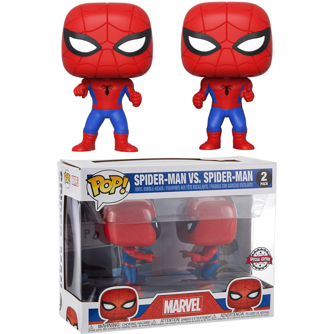 Funko Pop Marvel Spider-Man VS. Spider-Man 2 Pack Special Edition