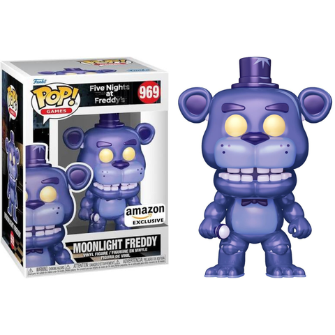 Funko Pop Games FNAF Five Nights at Freddy's Moonlight Freddy 969 Amazon Exclusive