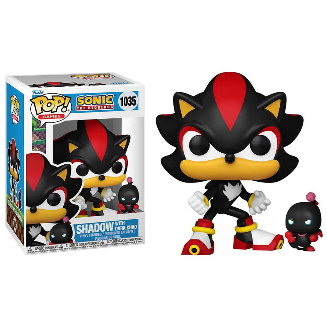 Funko Pop Games Sonic the Hedgehog Shadow with Dark Chao 1035