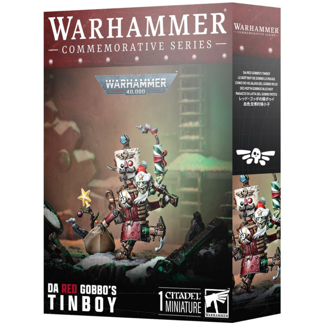 GAMES WORKSHOP WARHAMMER 40K COMMEMORATIVE SERIES DA RED GOBBO'S TINBOY