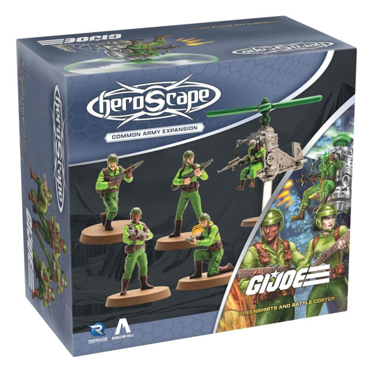 G.I. JOE HEROSCAPE GREENSHIRTS AND BATTLE COPTER ARMY EXPANSION