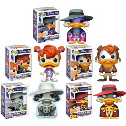 Funko Pop Disney Darkwing Duck SET of 5