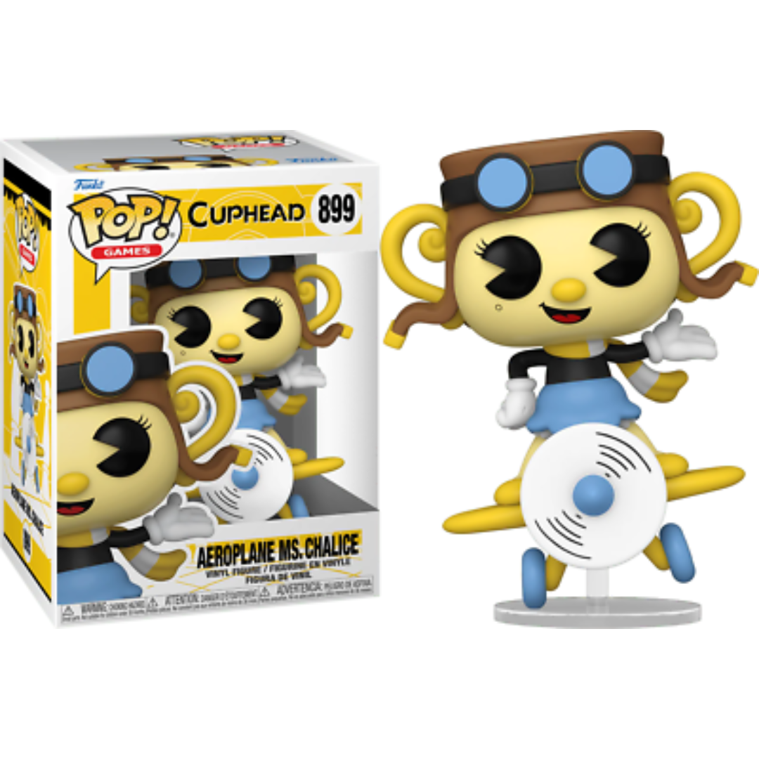 Funko Pop Games Cuphead Aeroplane Ms. Chalice 899