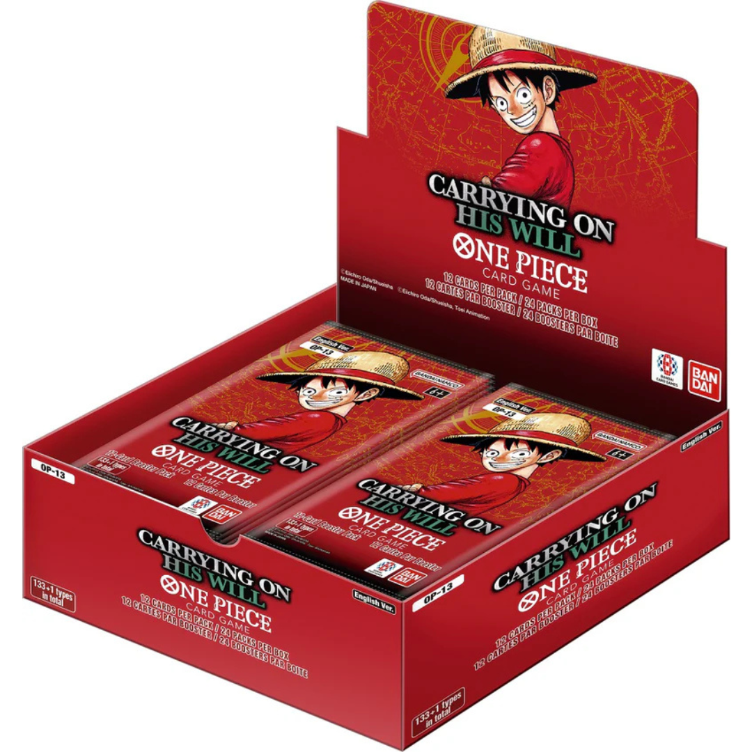 ONE PIECE CG OP-13 CARRYING ON HIS WILL BOOSTER BOX