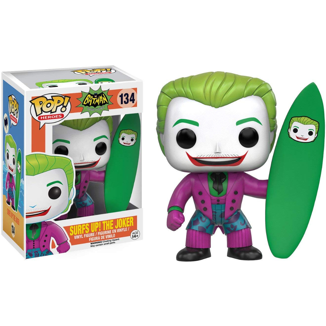 Funko Pop DC Comics Batman Classic TV Series Surf's Up! The Joker 134