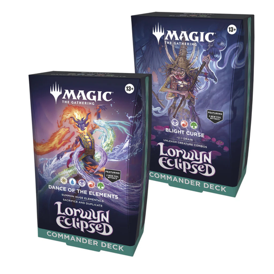 Magic the Gathering MTG - Lorwyn Eclipsed - Commander Deck Bundle