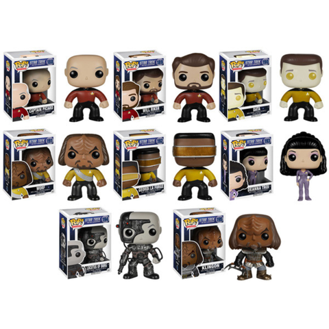 Funko Pop Television Star Trek SET of 8