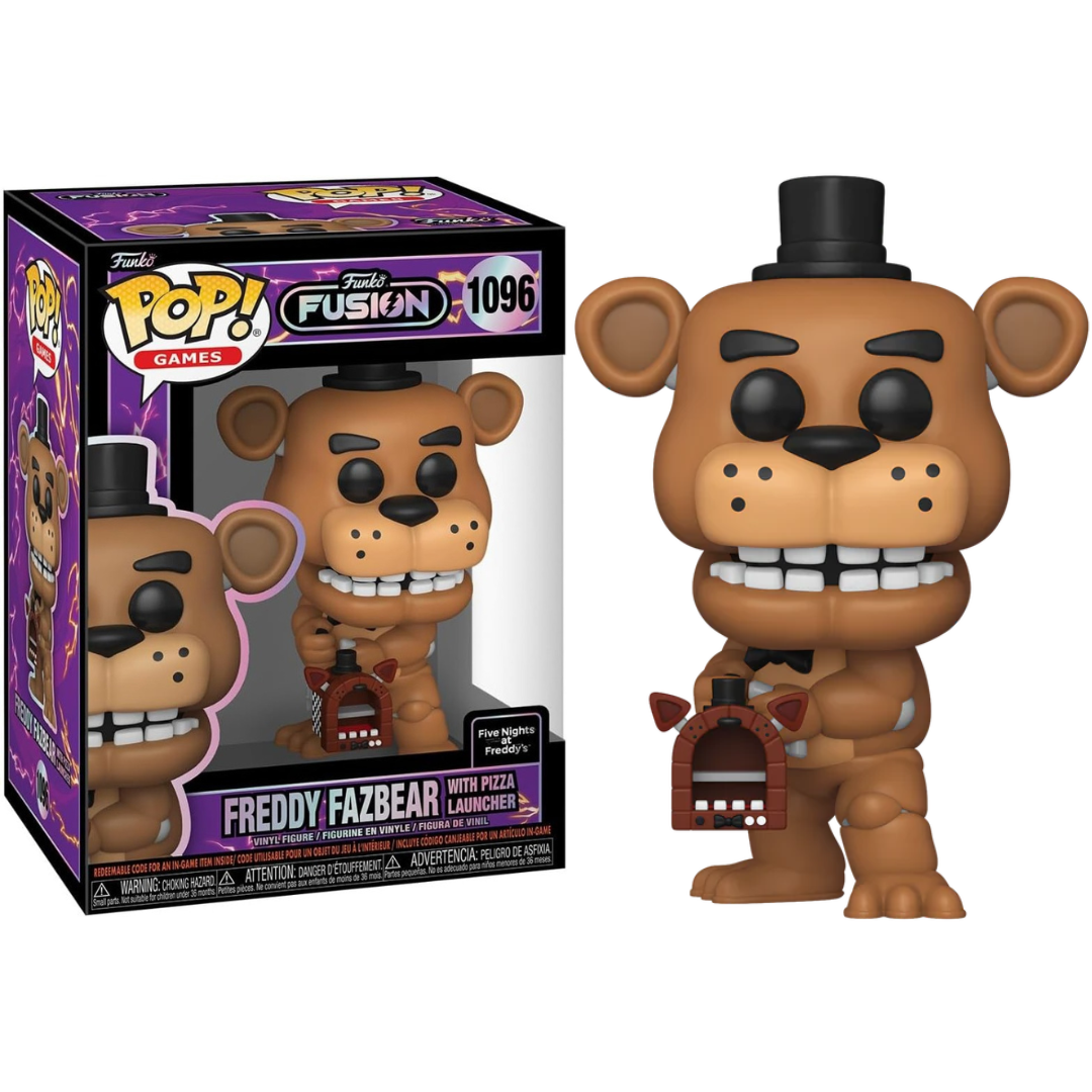 Funko Pop Fusion Freddy Fazbear with Pizza Launcher 1096