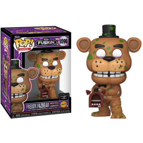 Funko Pop Fusion Freddy Fazbear with Pizza Launcher 1096 Chase