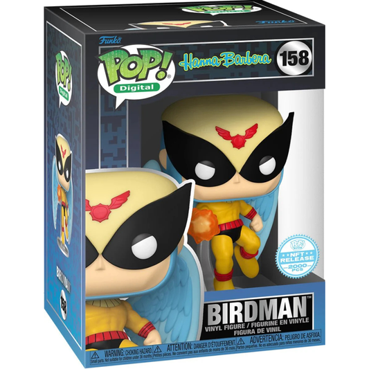 Funko Pop Digital Hanna-Barbera Birdman 158 NFT Release 2000PCS
