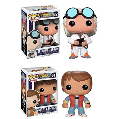 Funko Pop Movies Back to the Future Dr. Emmett Brown 50 / Marty Mcfly 49