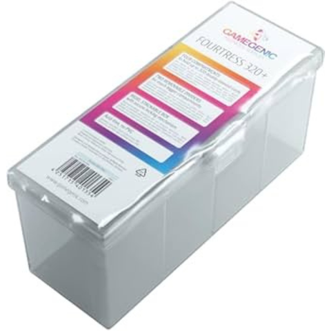 Gamegenic Deck Box: Fourtress: Clear (320 ct)