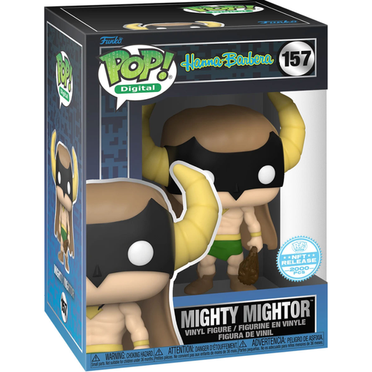 Funko Pop Digital Hanna-Barbara Mighty Mightor 157 NFT Release 2000PCS
