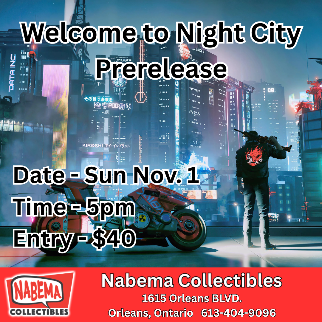 Cyberpunk - Welcome to Night City Prerelease - Orleans TICKET