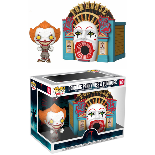 Funko Pop Town IT Chapter Two Demonic Pennywise & Funhouse 10