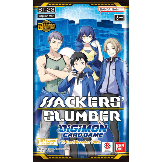 DIGIMON CG BT-23 HACKERS' SLUMBER  BOOSTER PACK - 1 PACK