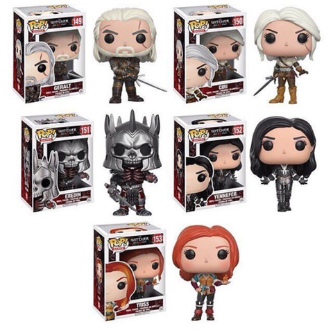 Funko Pop Games Witcher Wild Hunt 3 SET of 5