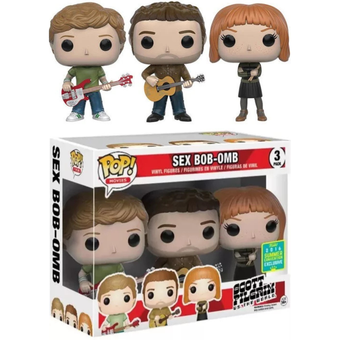 Funko Pop Movies Scott Pilgrim VS. The World Sex Bob-Omb 3pack