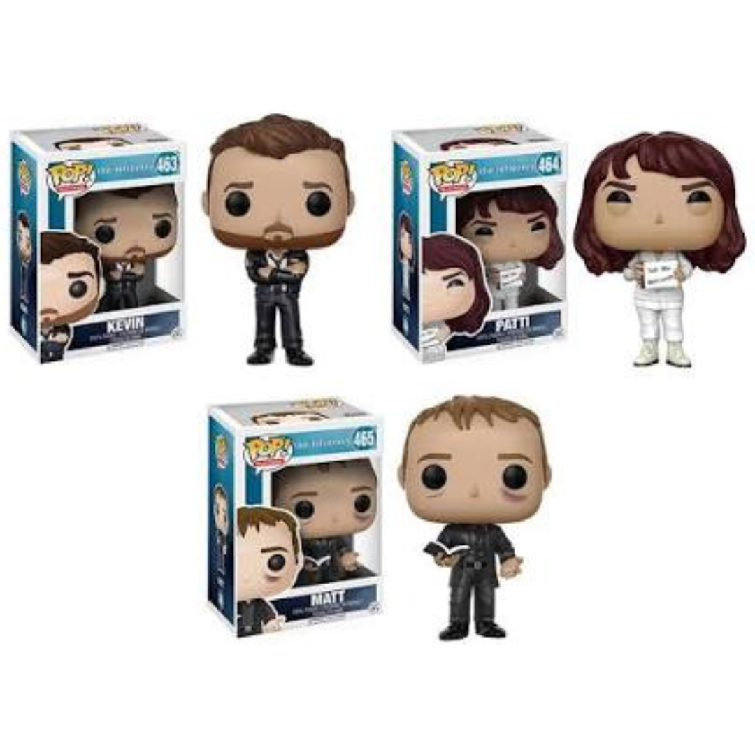 Funko Pop Television The Leftovers Kevin 463, Patti 464, Matt 465 SET of 3