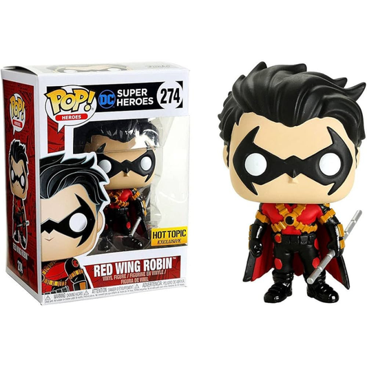Funko Pop DC Comics Red Wing Robin 274 Hot Topic Exclusive
