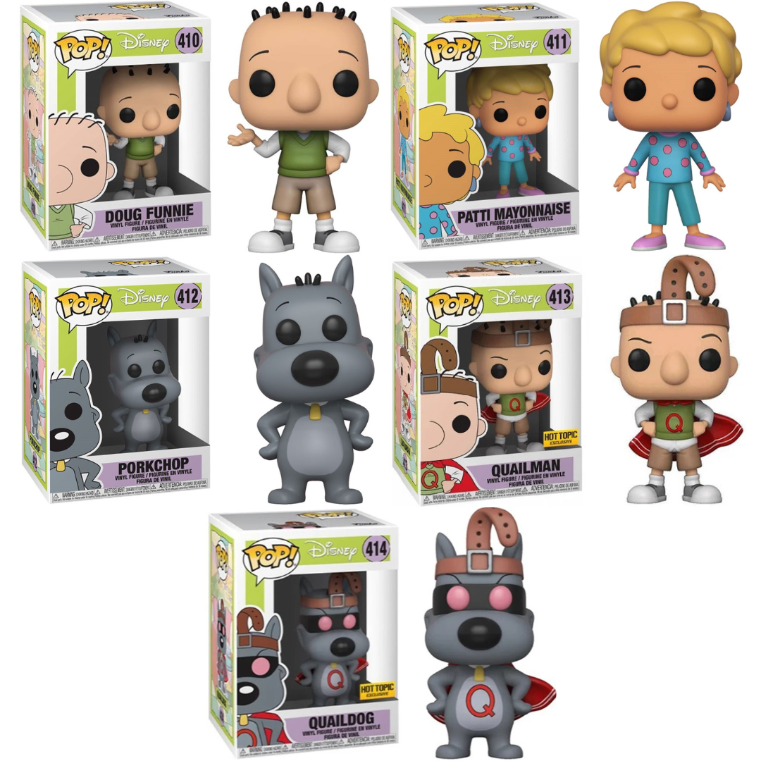 Funko Pop Disney Doug SET of 5