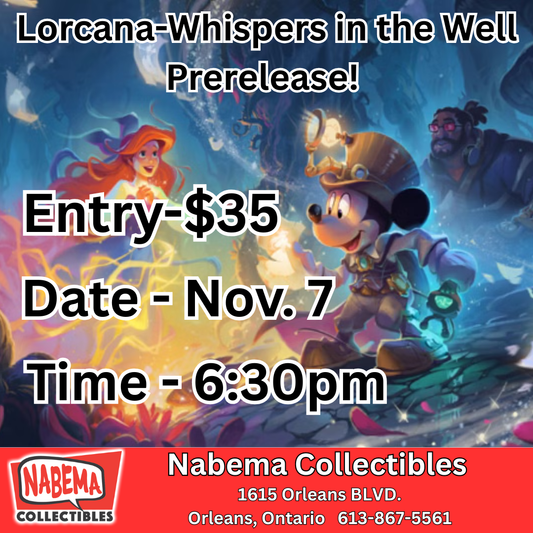 Lorcana-Whispers in the Well Prerelease!