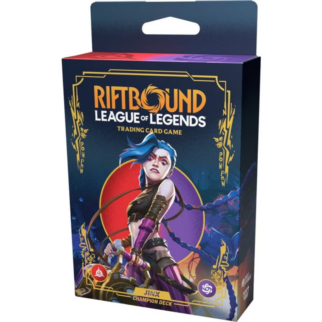 RIFTBOUND LEAGUE OF LEGENDS TCG ORIGINS CHAMPION DECK JINX