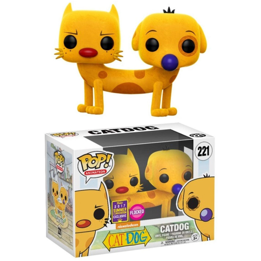 Funko Pop Animation CatDog Catdog 221 2017 Summer Convention Exclusive Flocked