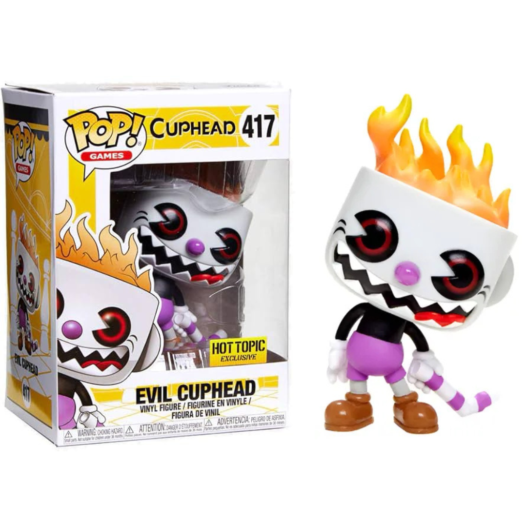 Funko Pop Games Cuphead Evil Cuphead 417 Hot Topic