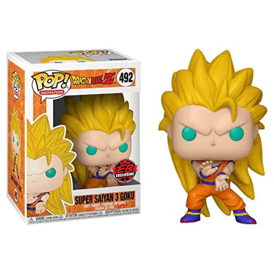 Funko Pop Anime Dragon Ball Z Super Saiyan 3 Goku 492 EB Exclusive