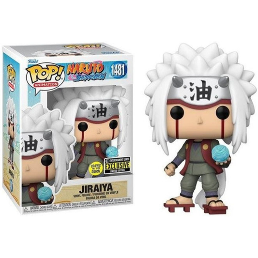 Funko Pop Anime Naruto Shippuden Jiraiya 1481 Entertainment Earth Exclusive GITD