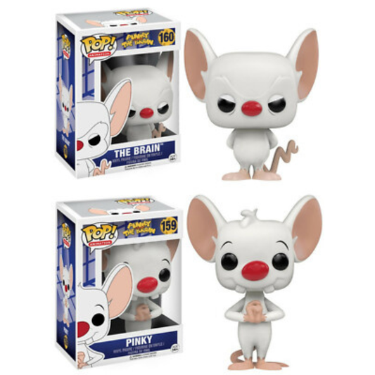 Funko Pop Animation Pinky and the Brain 160 159 SET of 2