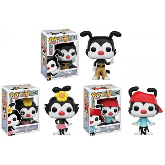 Funko Pop Animation Animaniacs Yakko 161 / Wakko 162 / Dot 163