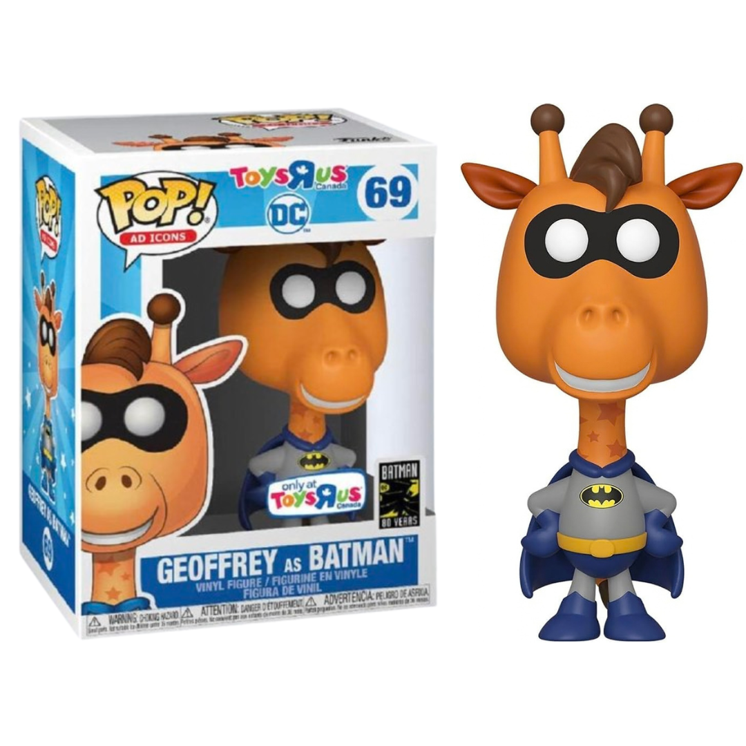 Funko Pop Ad Icons Toys R Us DC Comics Geoffrey as Batman 69