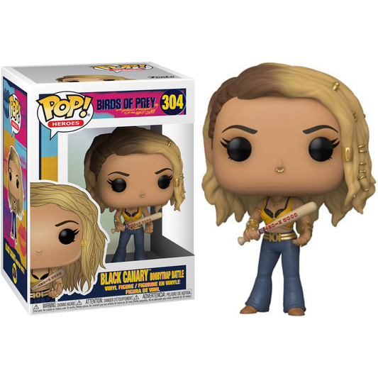 Funko Pop DC Comics Birds of Prey Black Canary Boobytrap Battle 304