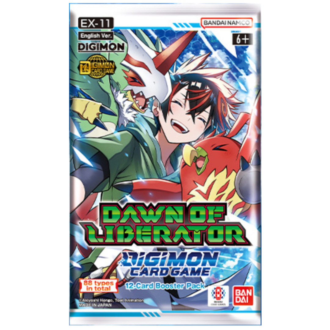 Digimon Card Game EX 11 - Dawn Of Liberator Booster Pack - 1 Pack