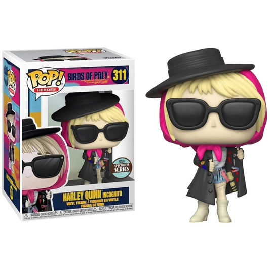 Funko Pop DC Comics Birds of Prey Harley Quinn Incognito 311 Specialty Series