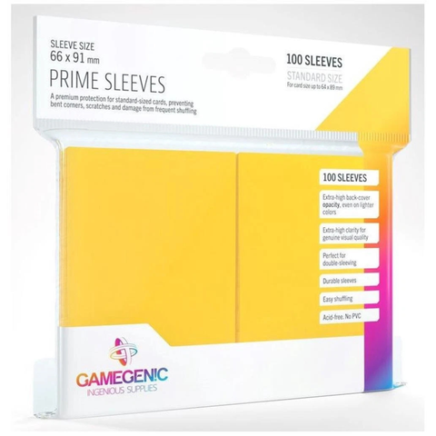 Sleeves: Gamegenic: Prime Sleeves: Yellow (100)