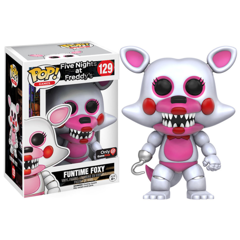 Funko Pop Games Five Nights at Freddy's FNAF Nightmare Funtime Foxy 129 Gamestop Exclusive