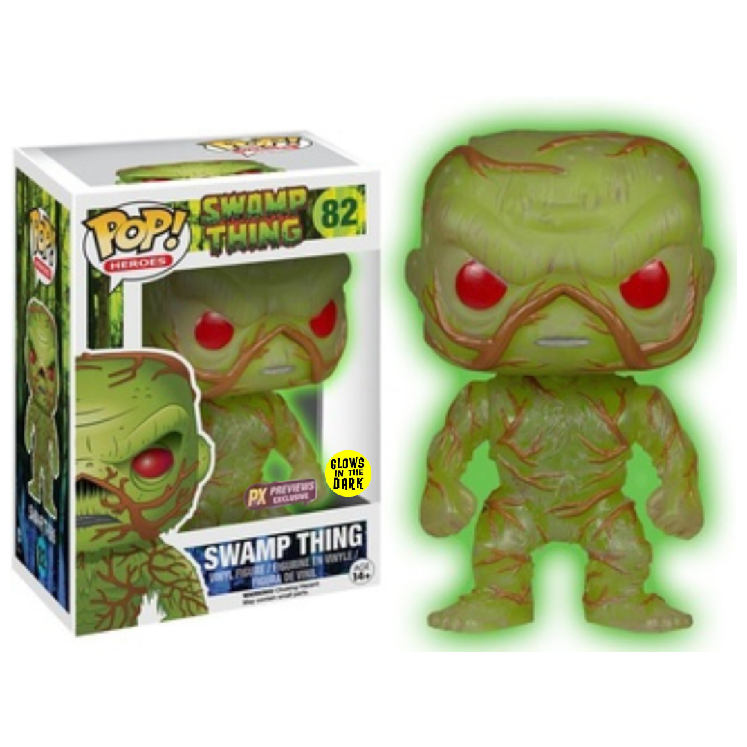 Funko Pop DC Swamp Thing Glow in the Dark PX Previews 82