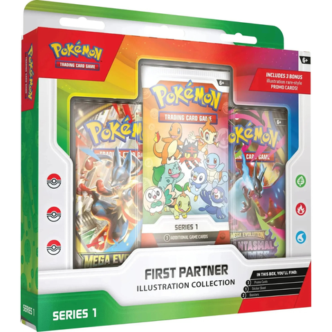 POKEMON FIRST PARTNER ILLUSTRATION COLLECTION S1