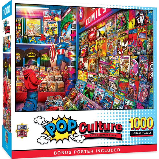 POP CULTURE RETRO COMIC BLISS 1000PC PUZZLE