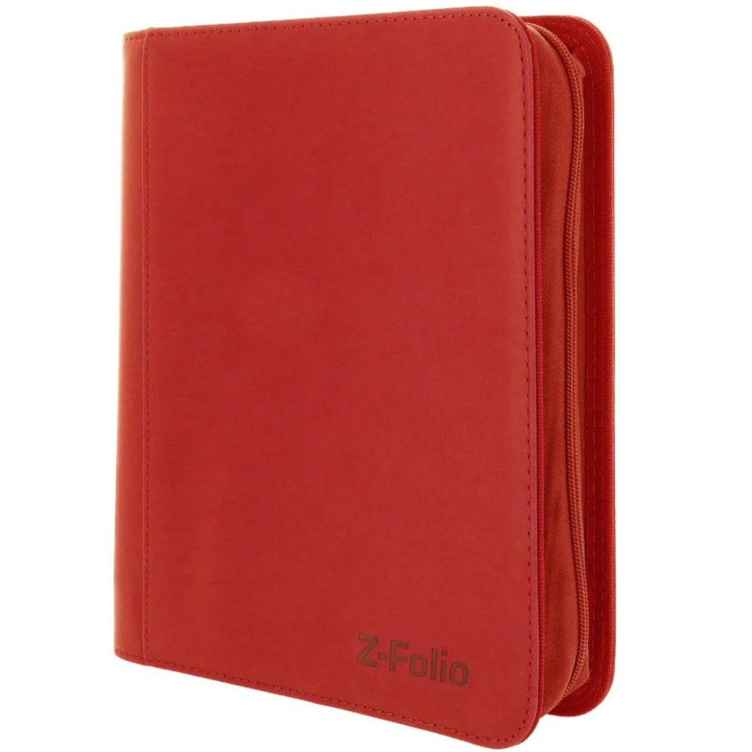 4-POCKET Z-FOLIO LX ALBUM TOPLOADERS RED