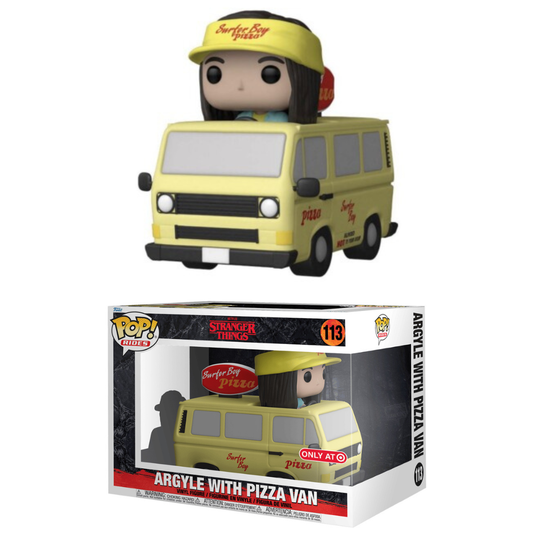 Funko Pop Horror Stranger Things Argyle with Pizza Van 113 Target Exclusive