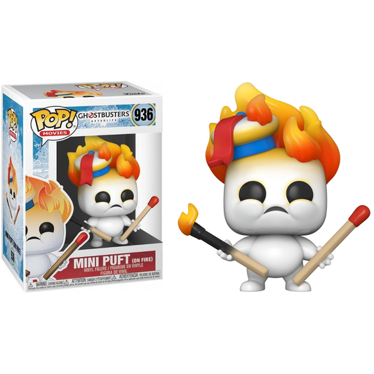 Funko Pop Movies Ghostbusters Afterlife Mini Puft on Fire 936