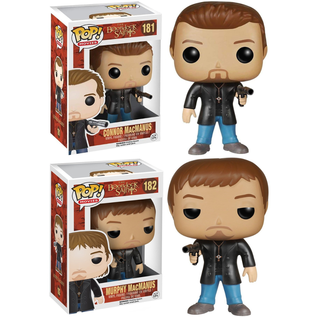 Funko Pop Movies The Boondock Saints Connor MacManus 181, Murphy MacManus 182