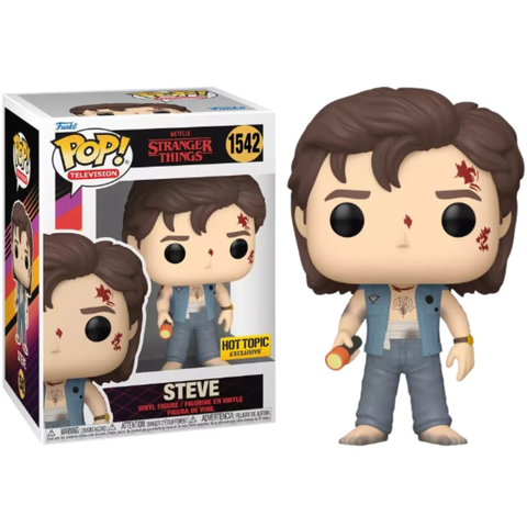 Funko Pop Stranger Things Steve 1542 Hot Topic Exclusive