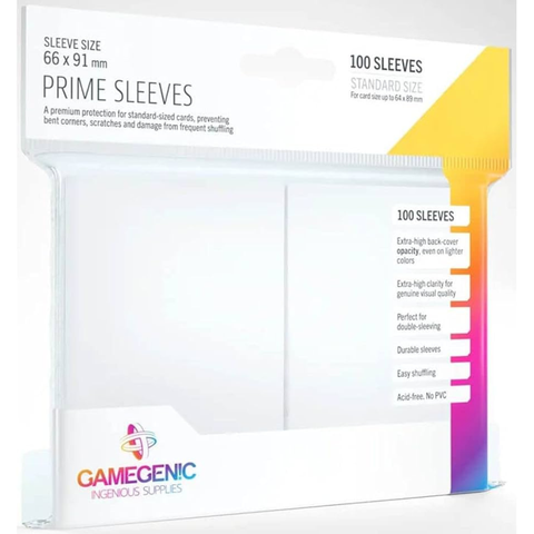 Sleeves: Gamegenic: Prime Sleeves: Light Gray (100)