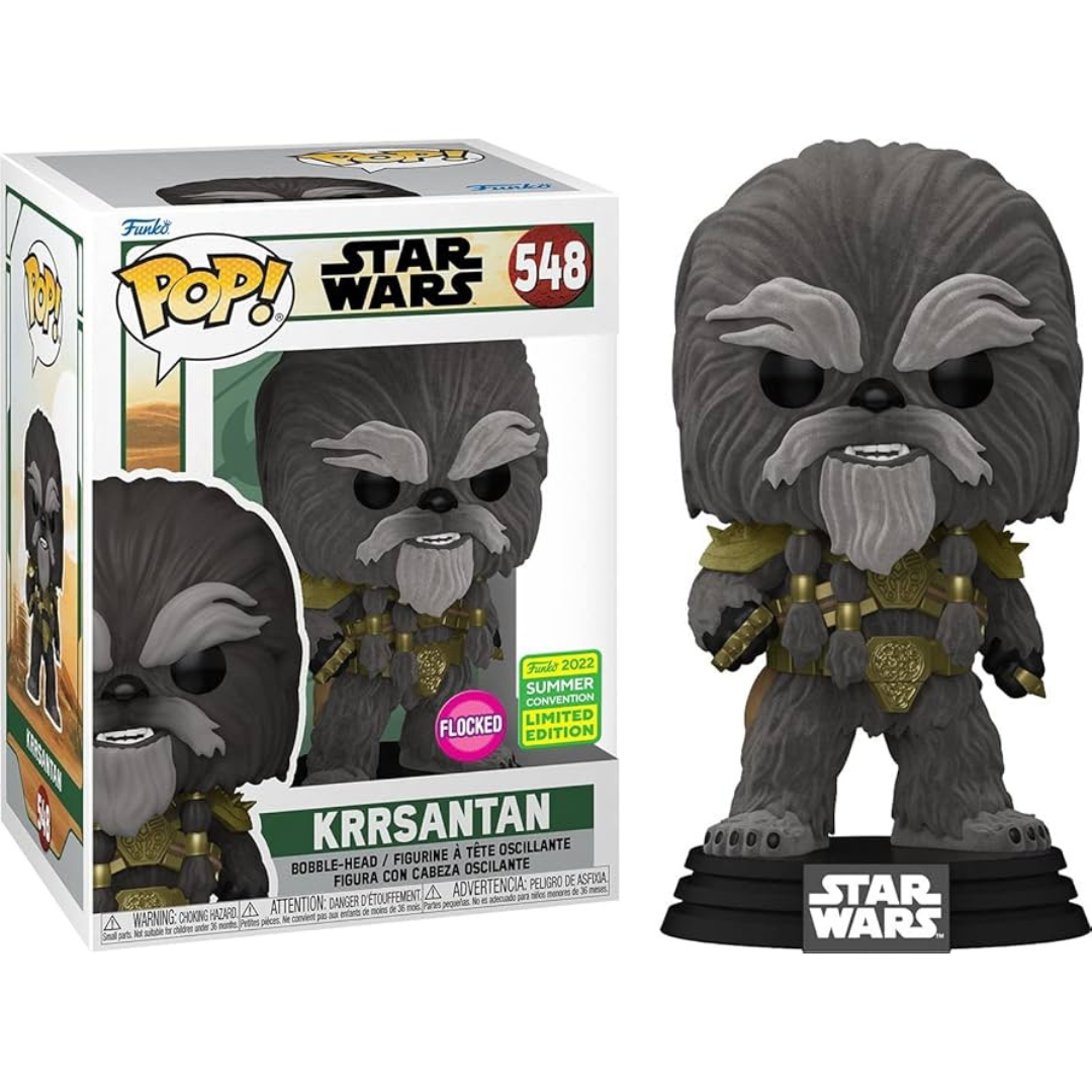 Funko Pop Star Wars Krrsantan 548 2022 Summer Convention Limited Edition Flocked