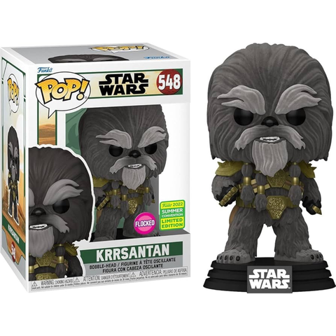 Funko Pop Star Wars Krrsantan 548 2022 Summer Convention Limited Edition Flocked